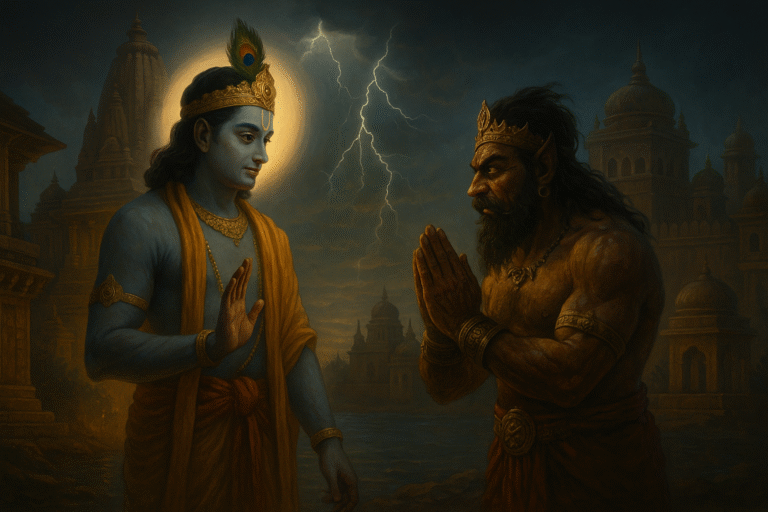 भगवान कृष्ण और मय दानव