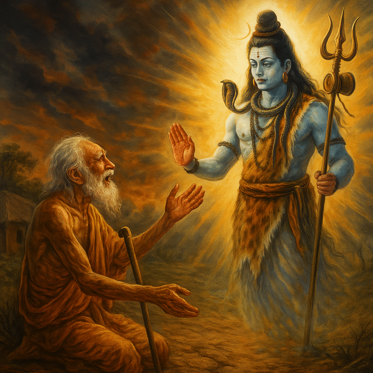 वृद्ध भक्त चमत्कारी परीक्षा की अनसुनी कथा