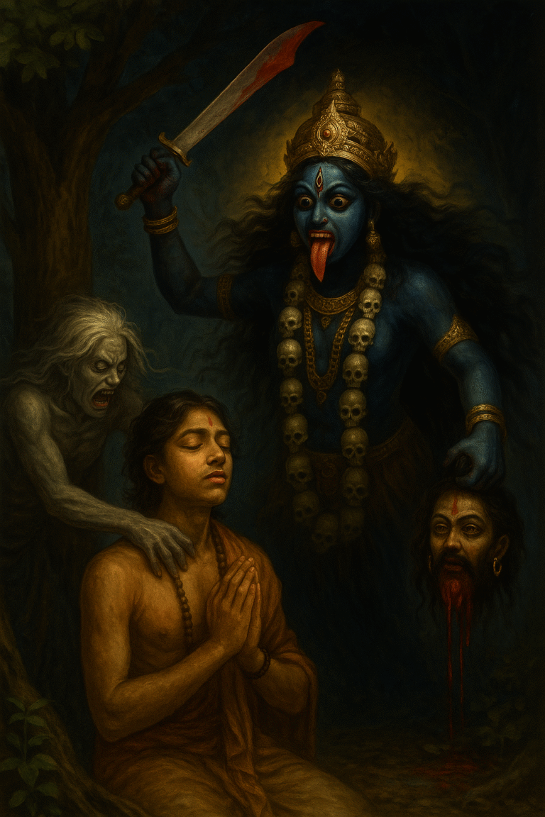 माँ काली का अदृश्य रक्षक रूप