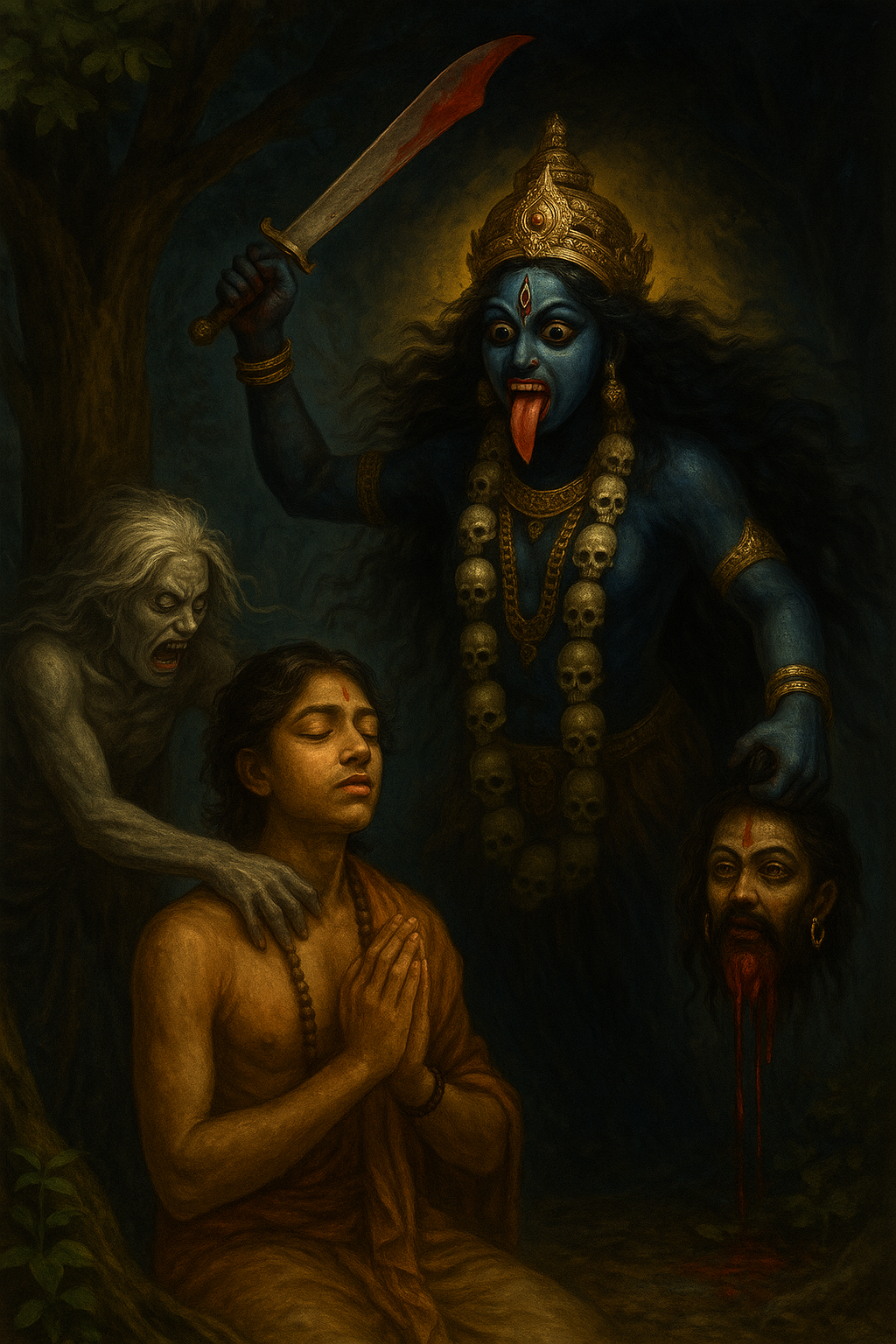 माँ काली का अदृश्य रक्षक रूप