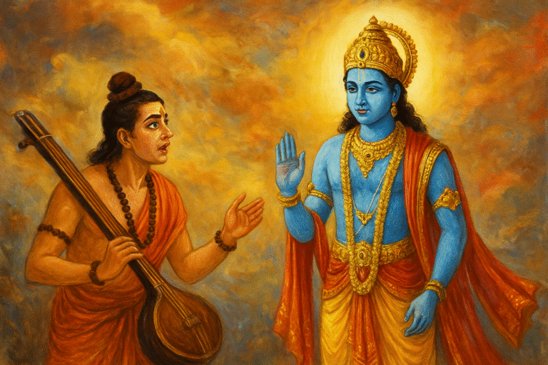 नारद मुनि और भगवान विष्णु की माया