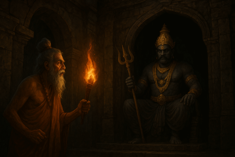 त्रिकाल साधु और मृत्यु का द्वार