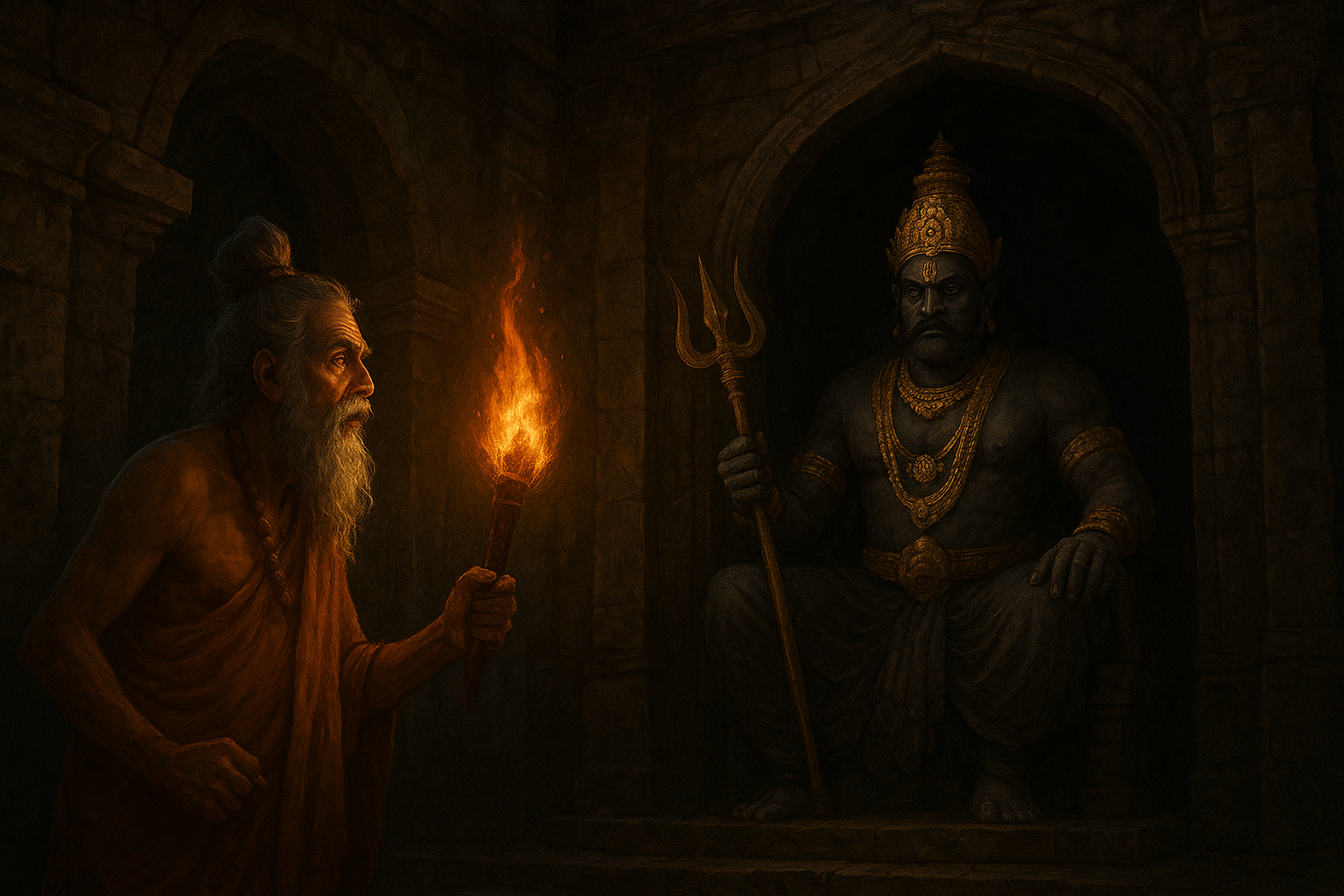 त्रिकाल साधु और मृत्यु का द्वार